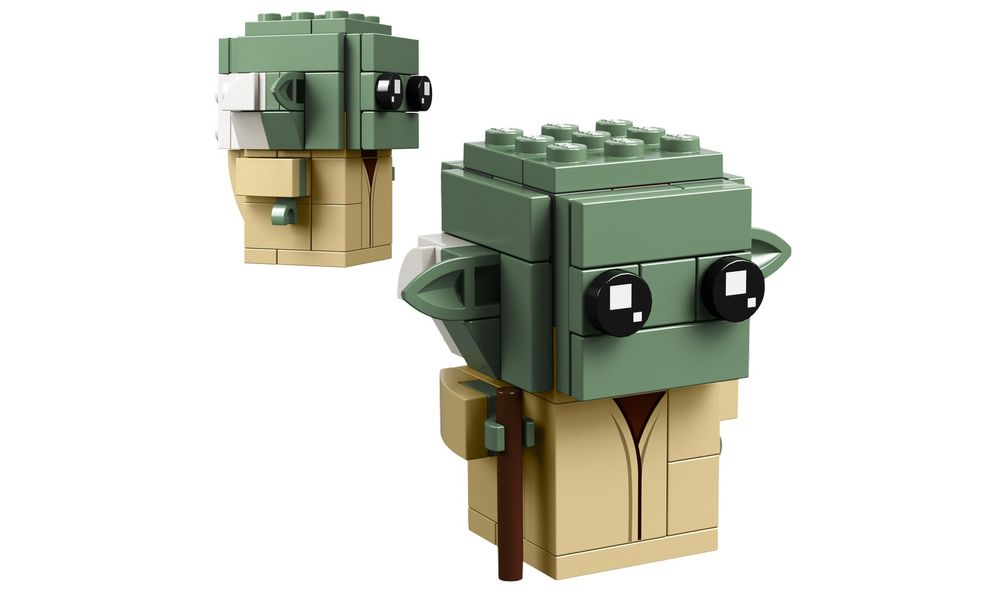 luke and yoda brickheadz