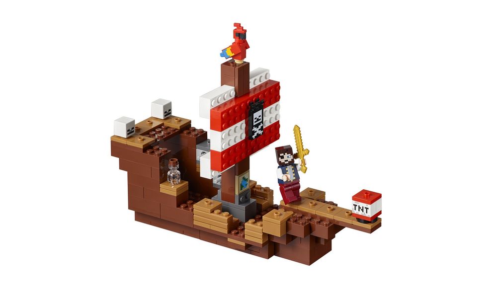 lego minecraft barco pirata