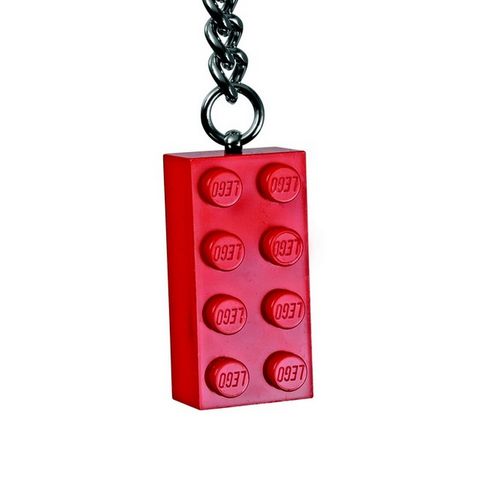 LEGO Chaveiro - Bloco Vermelho de LEGO®