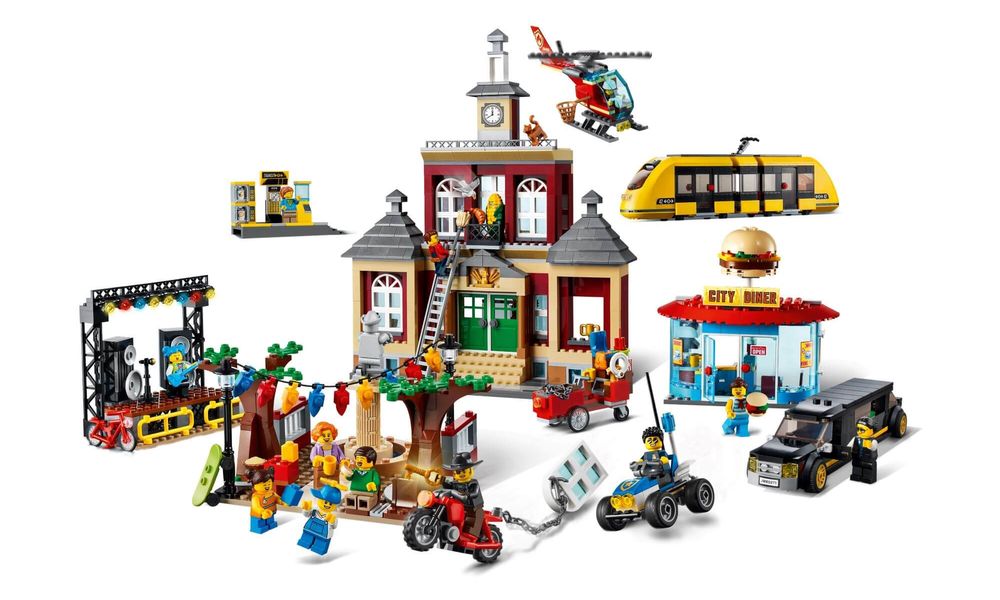 Lego City Praca Principal Lego Lego City Praca Principal Lego