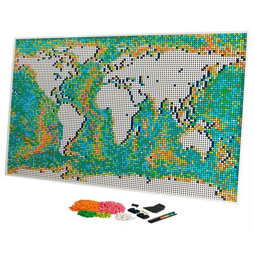 LEGO Art - Mapa do Mundo