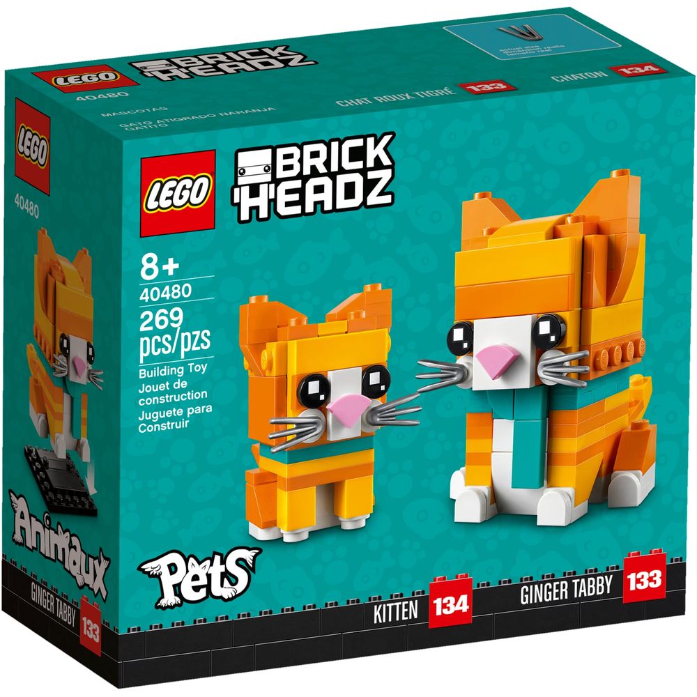 LEGO BrickHeadz Gato Laranja LegoEducation