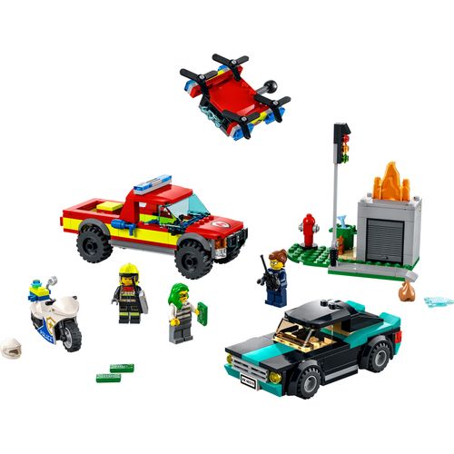 LEGO City - Resgate dos Bombeiros e Perseguição de Polícia