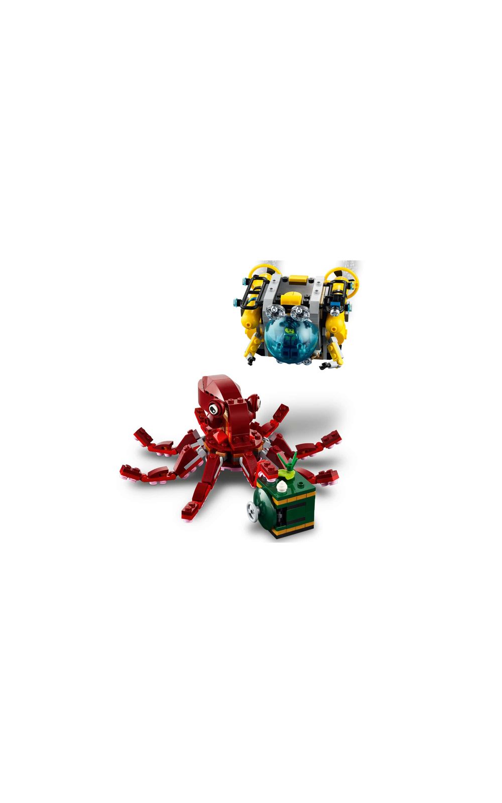 LEGO Conjunto de brinquedos de construção 3 em 1 Sunken Treasure Missi