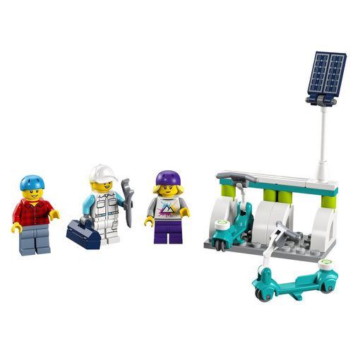 LEGO City - Patinetes elétricos e base de carregamento