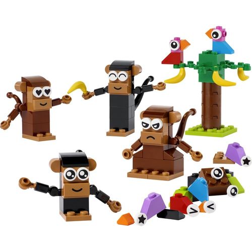 LEGO Classic - Diversão Criativa com Macacos