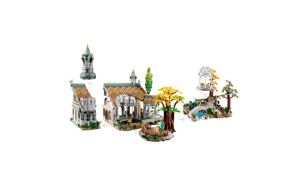 O Senhor dos Anéis: Rivendell™ 10316 LEGO® Icons | Loja oficial
