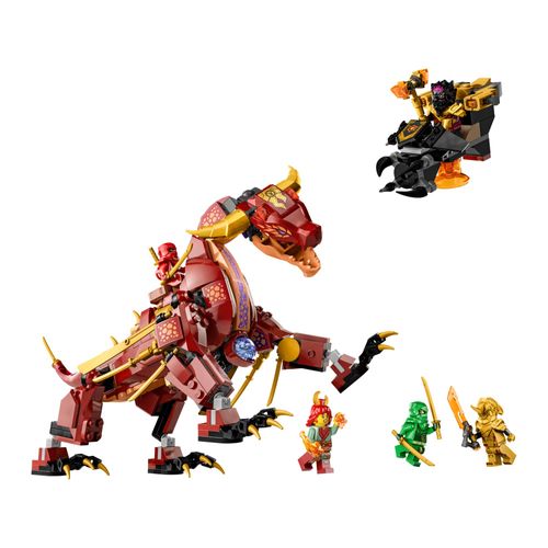 LEGO Ninjago - Dragão Heatwave Mutável de Lava