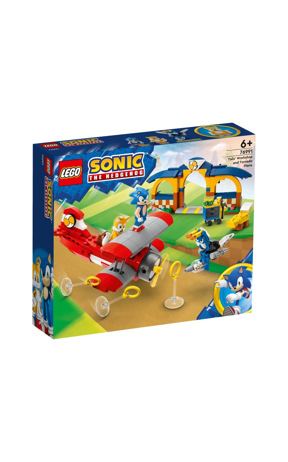 Lego Sonic The Hedgehog Oficina Do Tails Avião Tornado 76991