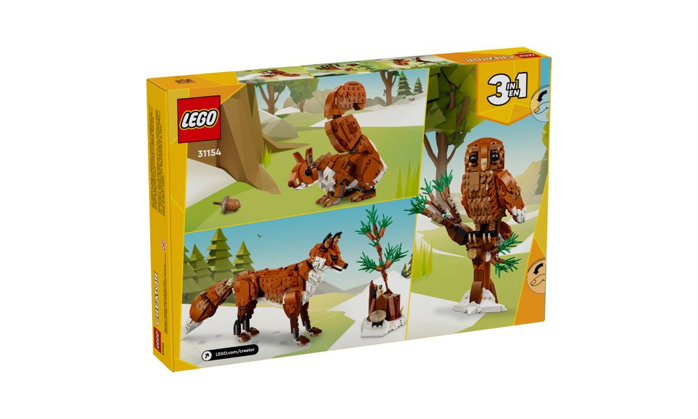 Animais da Floresta: Raposa Vermelha 31154 LEGO® Craetor | Loja