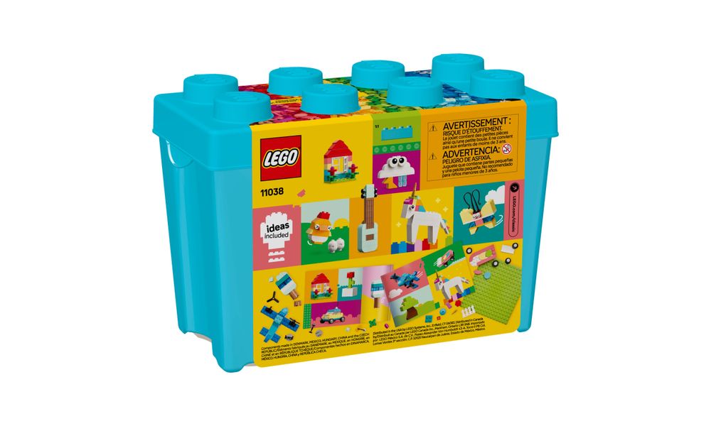 こう LEGO Set LEGO Classic 11038 Caixa de Peças Criativas Vibrantes 850