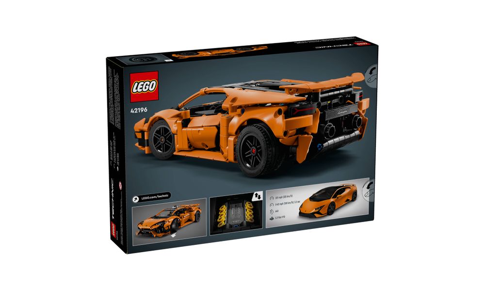 Lamborghini Huracán Laranja 42196 Technic | Loja LEGO® BR