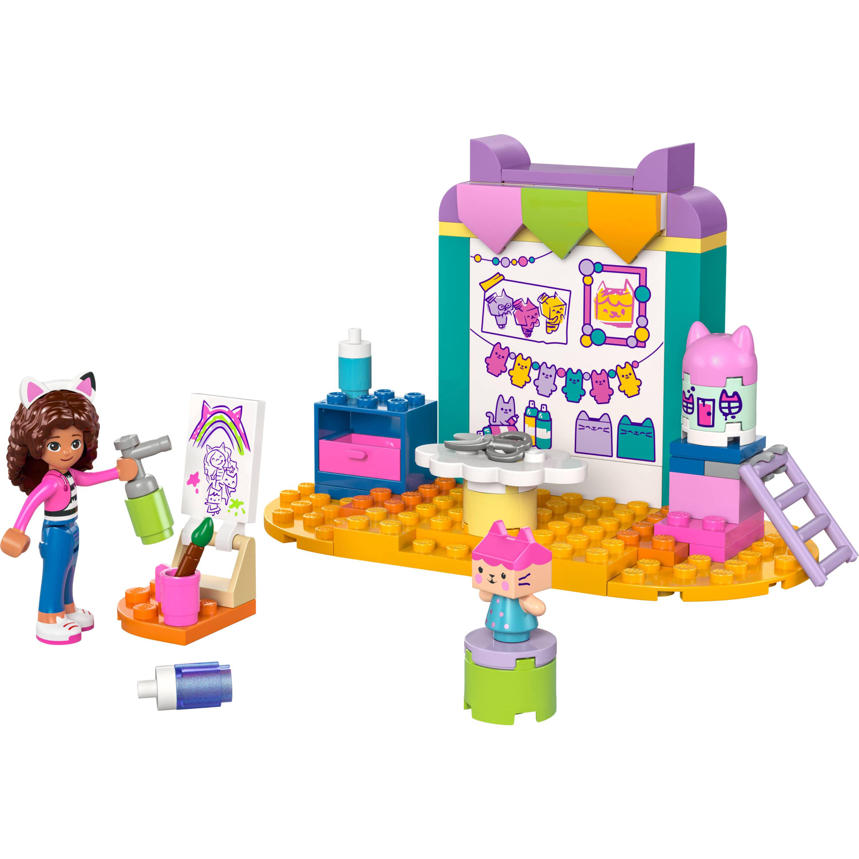 LEGO® Gabby's Dollhouse - Artesanato com Baby Box