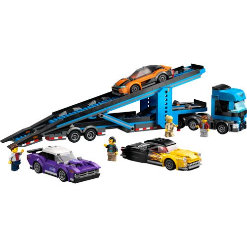 LEGO CITY - Caminhão transportador de carros com carros