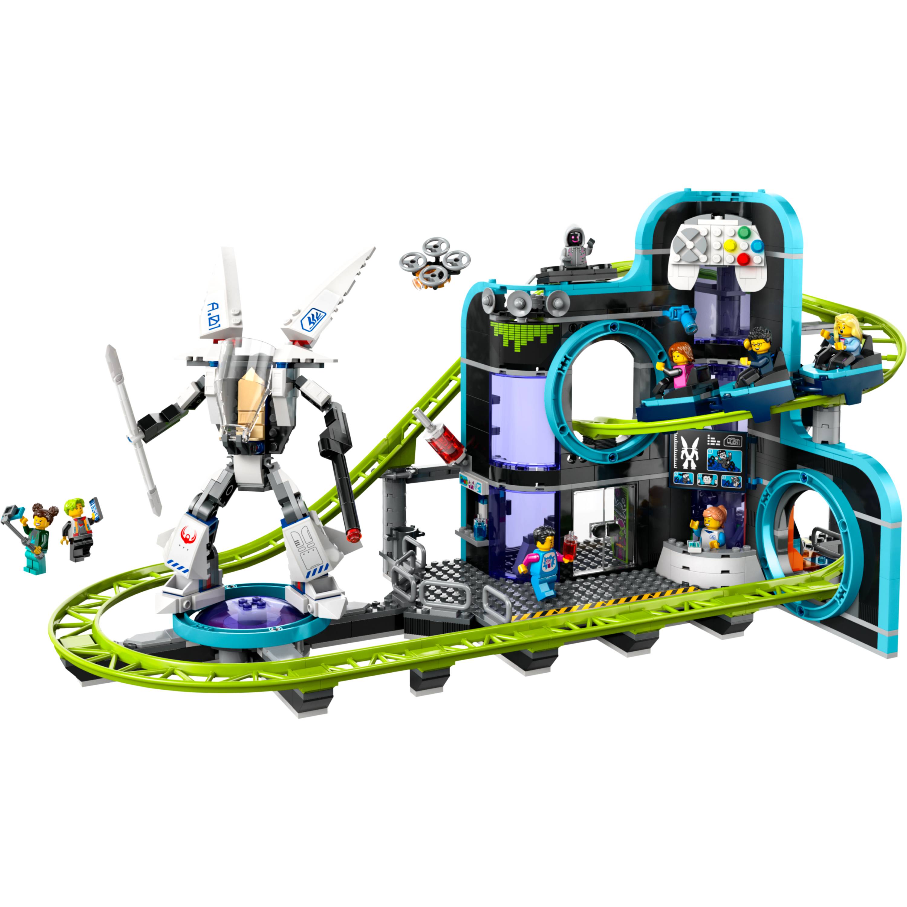 LEGO® City - Parque de montanha-russa Robot World