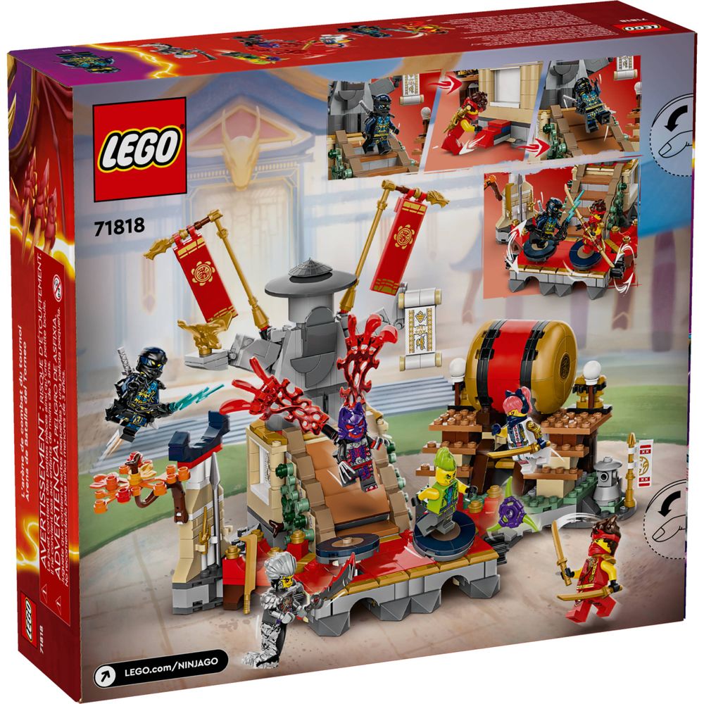 Arena de Batalha do Torneio 71818 | Ninjago | Loja LEGO® BR - LegoEducation