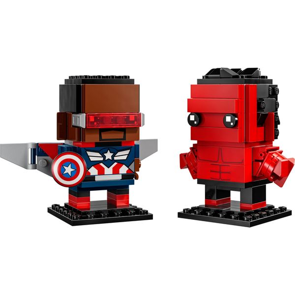LEGO® BrickHeadz - Capitão América e Hulk Vermelho
