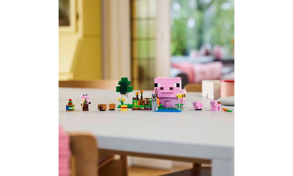 A casa do porquinho 21268 | LEGO® Minecraft | Loja LEGO® BR