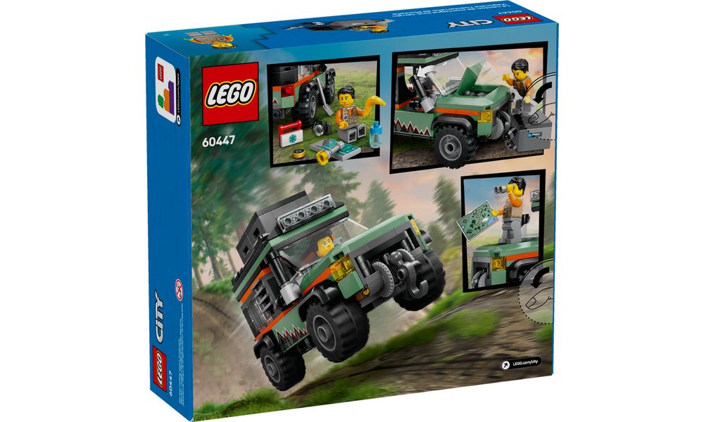 森鷗外 Utilitário Off-Road 4x4 60447 | City | Loja LEGO® BR - LegoEducation