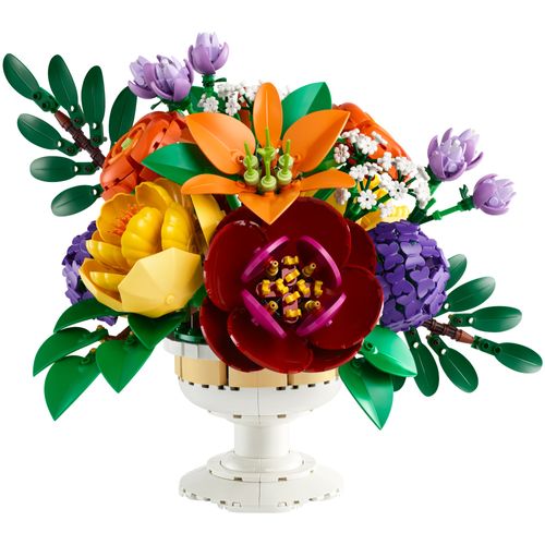 Arranjo floral com vaso para uma peça já completa
