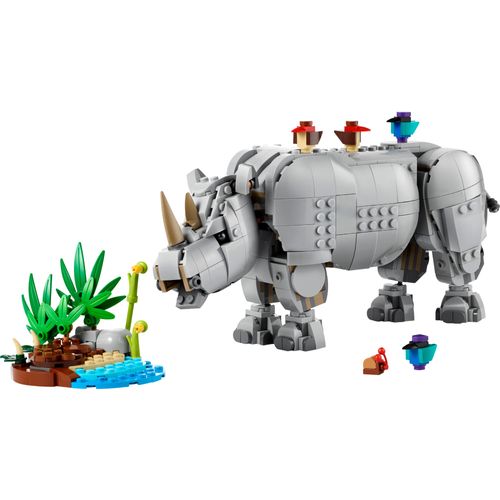 LEGO Creator 3 em 1 - Animais selvagens: Rinoceronte majestoso