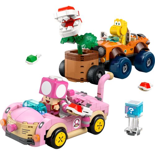 LEGO® Super Mario™ - Mario Kart™ – Busca de Power-Ups da Planta Piranha