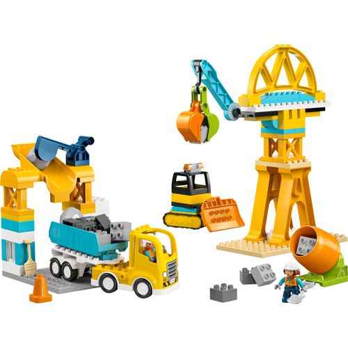 LEGO® DUPLO - Canteiro de obras e veículos 3 em 1
