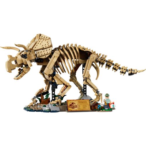LEGO® Jurassic World - Fósseis de dinossauros: Triceratops