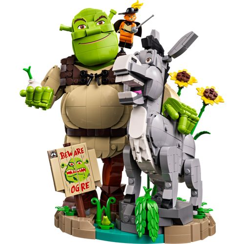 LEGO® Shrek, Burro e Gato de Botas